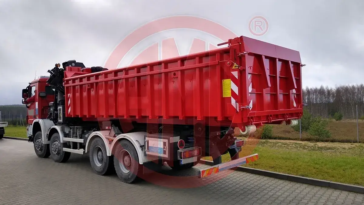 Kontener do gaszenia pojazdów elektrycznych